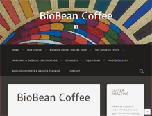 Tablet Screenshot of biobeancoffee.com.au